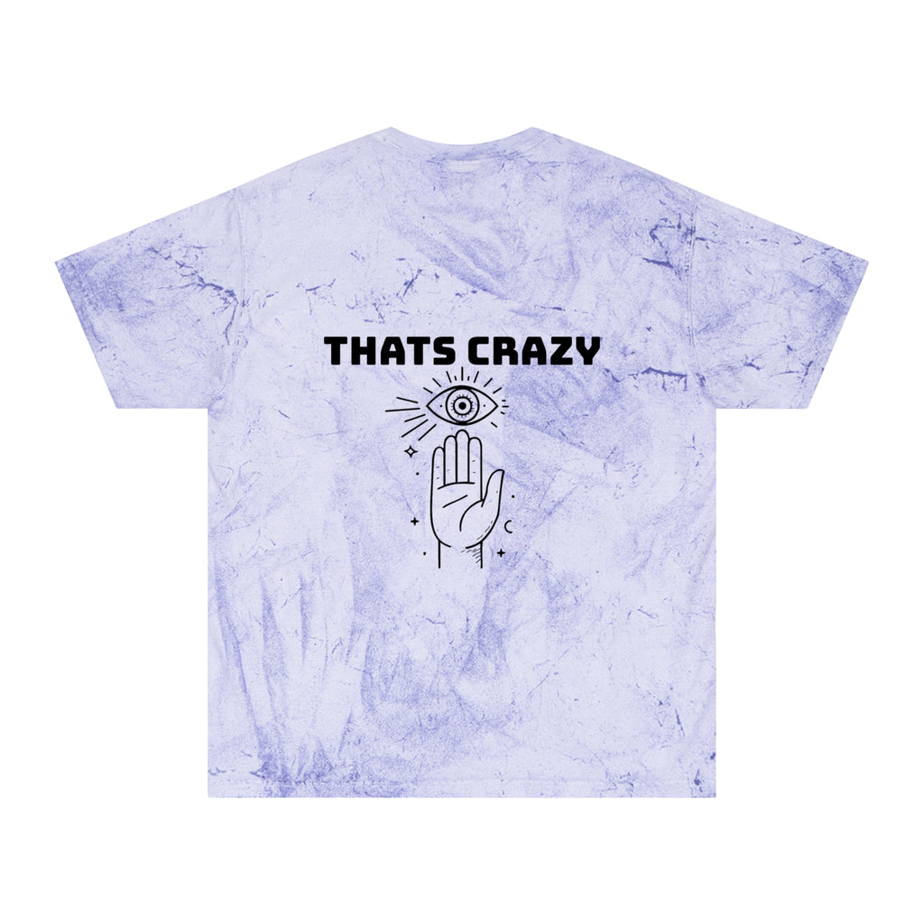 Vintage Tie-Dye Tee — “THATS CRAZY” Dancing Skeletons Graphic