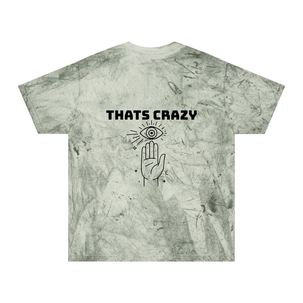 Vintage Tie-Dye Tee — “THATS CRAZY” Dancing Skeletons Graphic