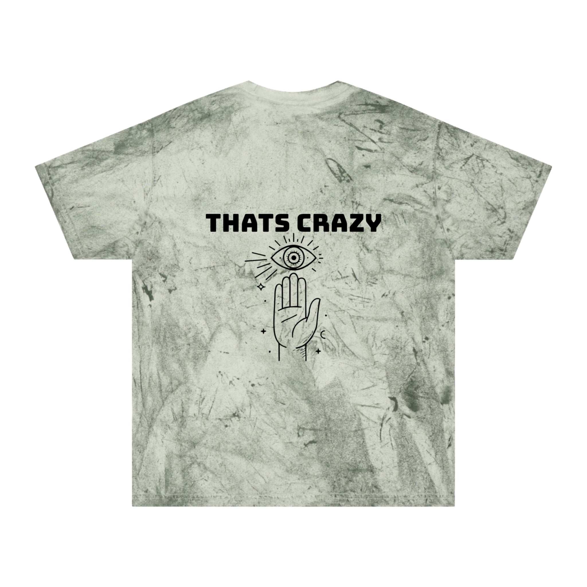 Vintage Tie-Dye Tee — “THATS CRAZY” Dancing Skeletons Graphic