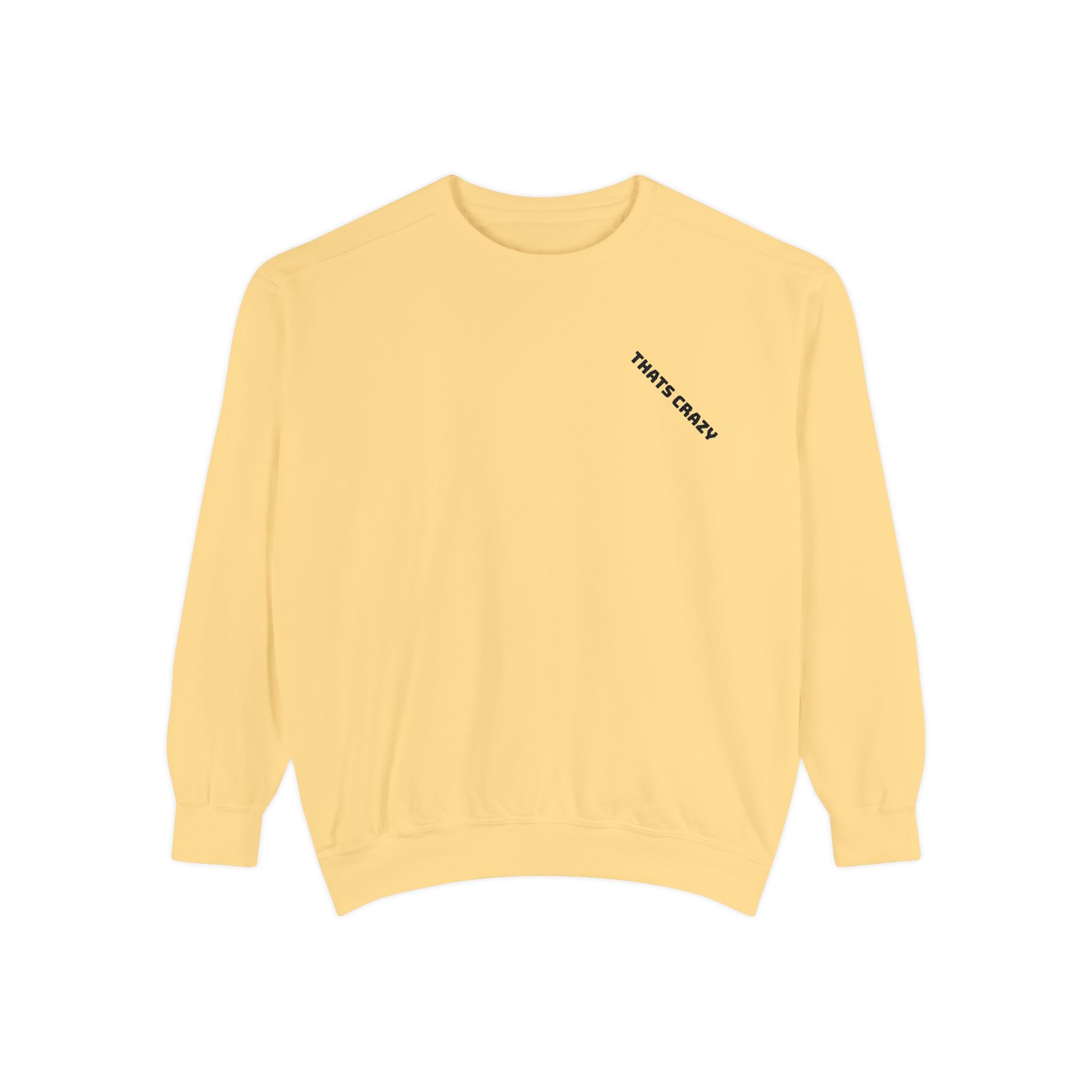 Sweatshirt "Plants Crack" Minimal Chest Graphic — Casual Crewneck Pullover