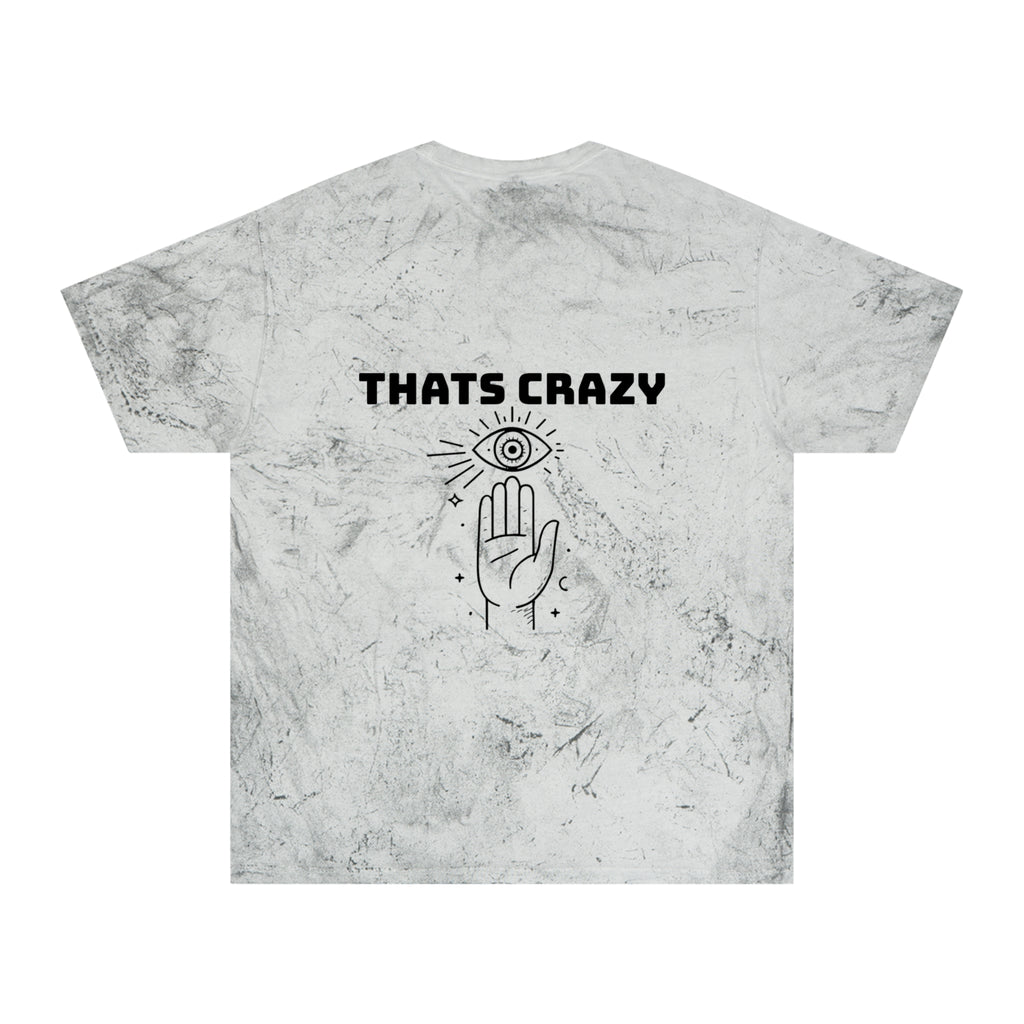Vintage Tie-Dye Tee — “THATS CRAZY” Dancing Skeletons Graphic