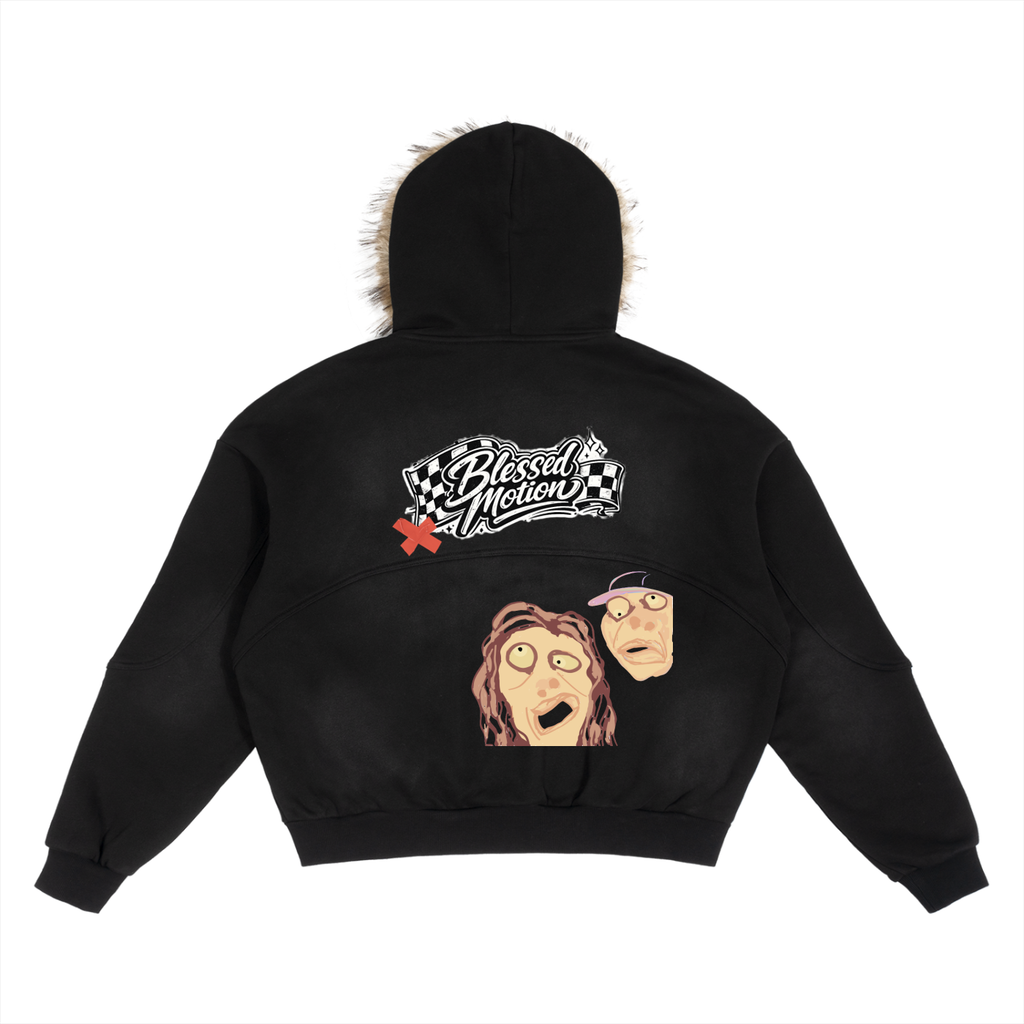 boxy,detachable,furhood,jacket,graphic,winter,coat